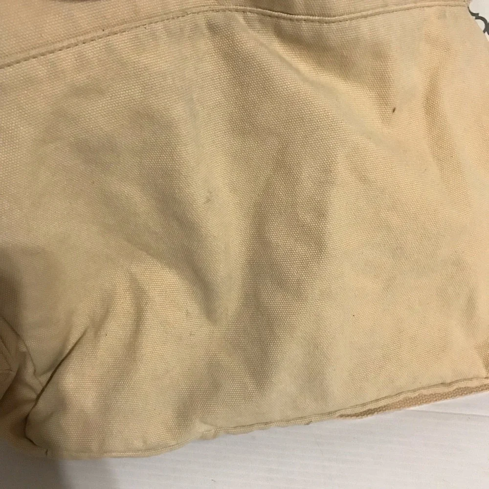 CafePress Canvas Messenger Bag with Vintage Camera Print - Beige